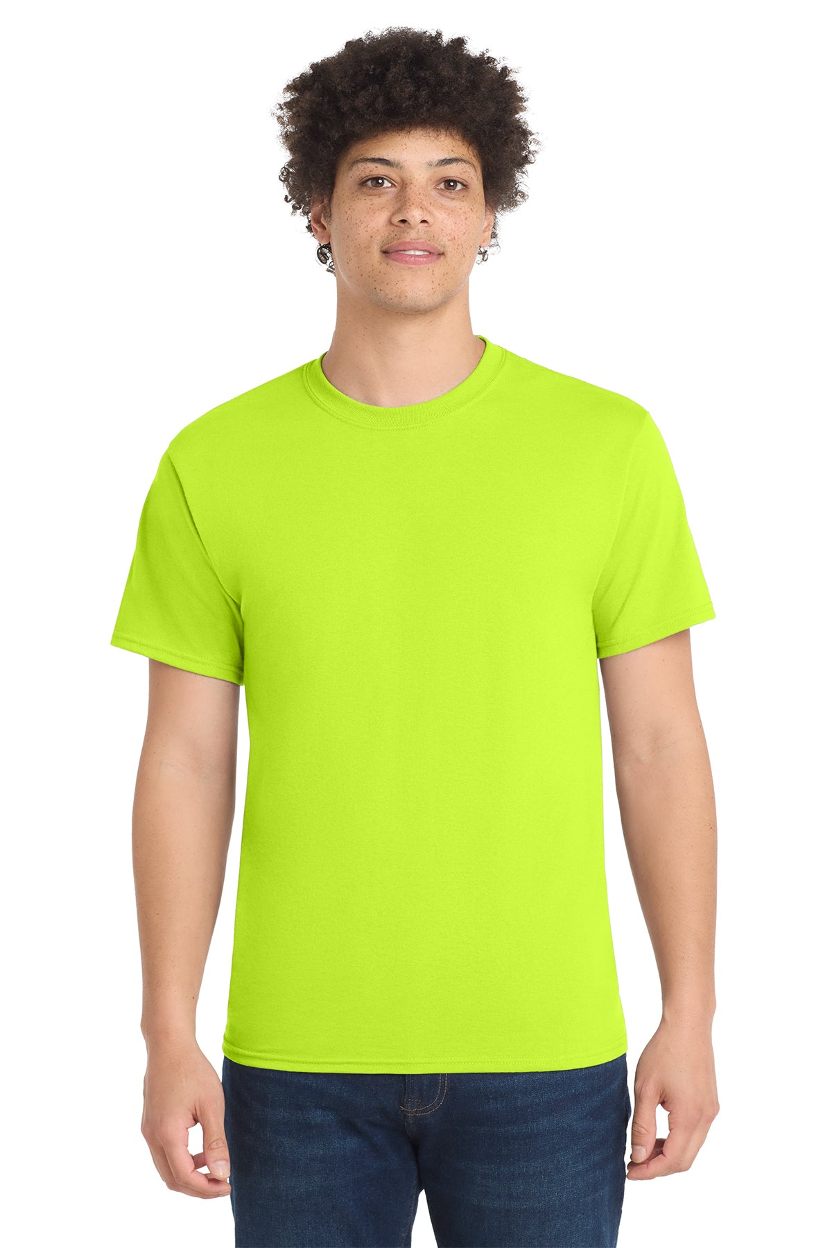 Port & Co™ Core Blend Tee - SAFETY GREEN ONLY