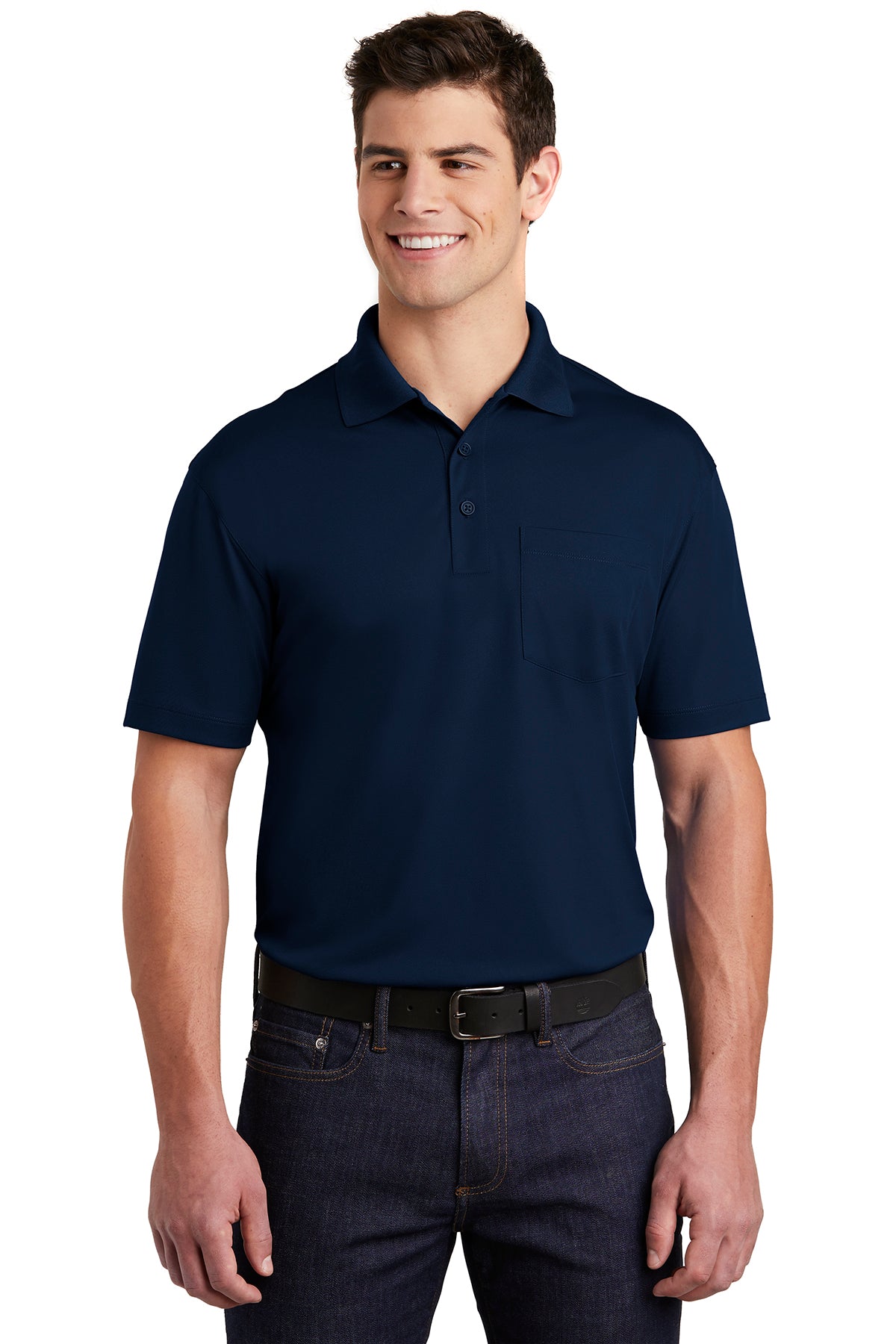 Sport-Tek® Micropique Sport-Wick® Pocket Polo