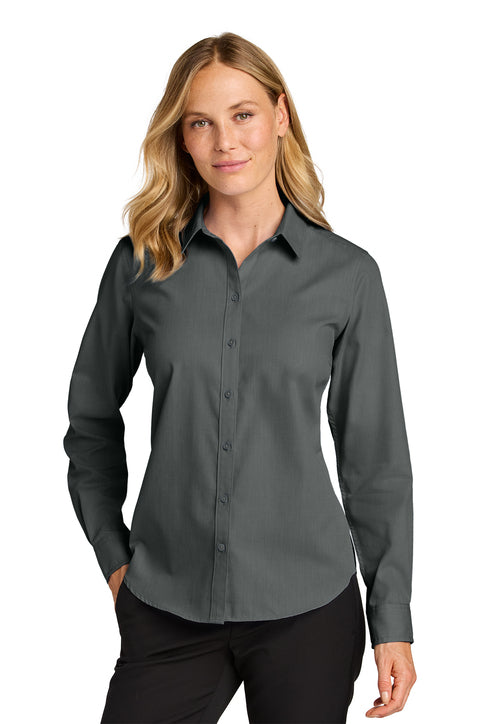 Port Authority® Women’s Long Sleeve Nailhead Easy Care Shirt