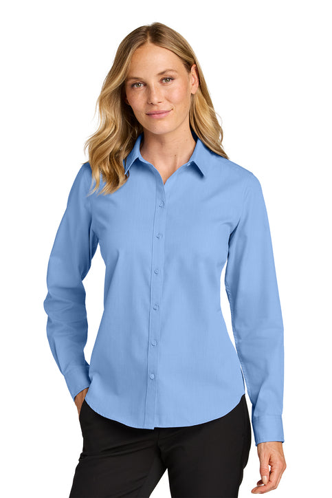 Port Authority® Women’s Long Sleeve Nailhead Easy Care Shirt